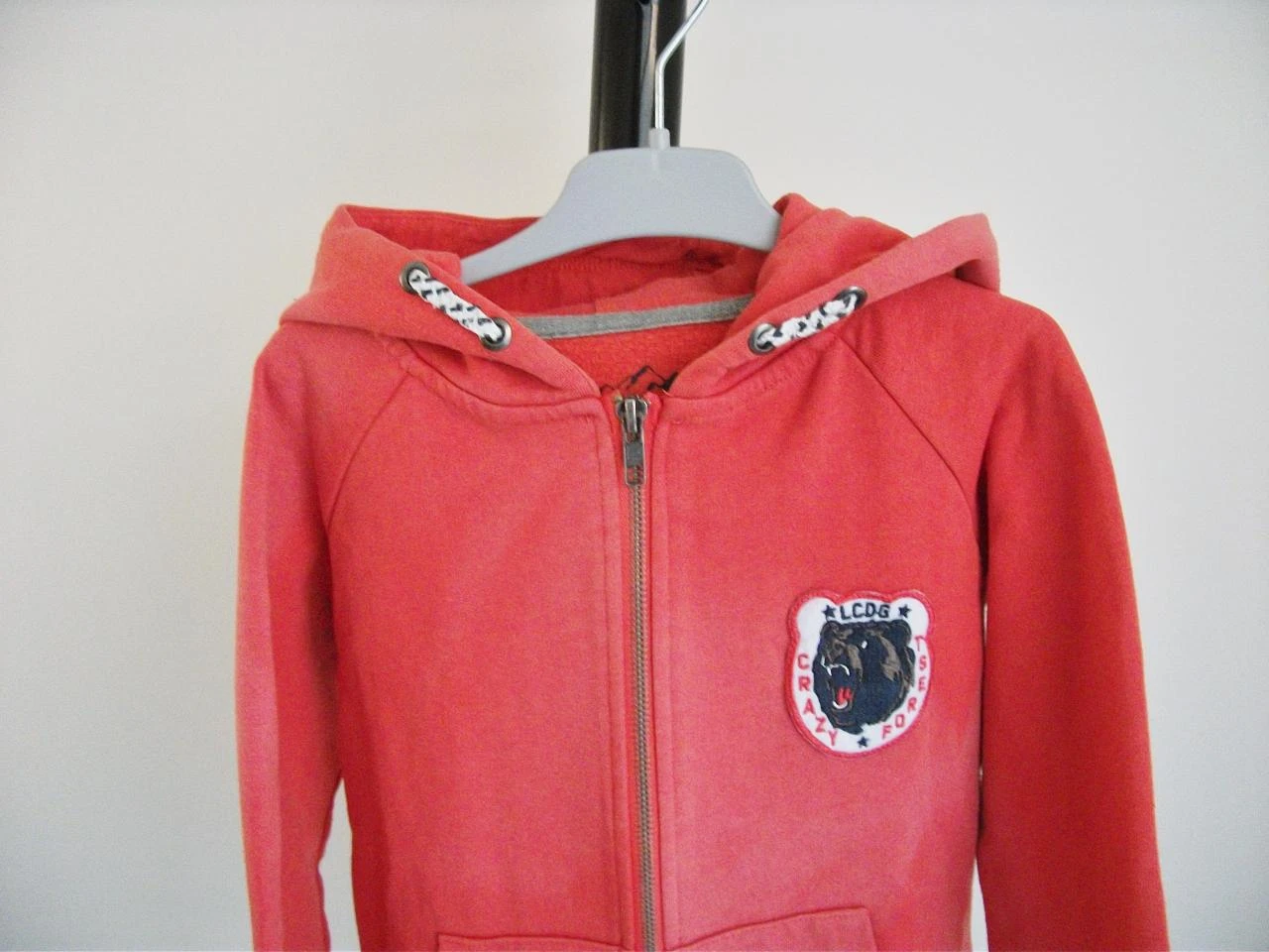 Capuchontrui met rits zalm La compagnie des Petits 6 jaar – photo 3